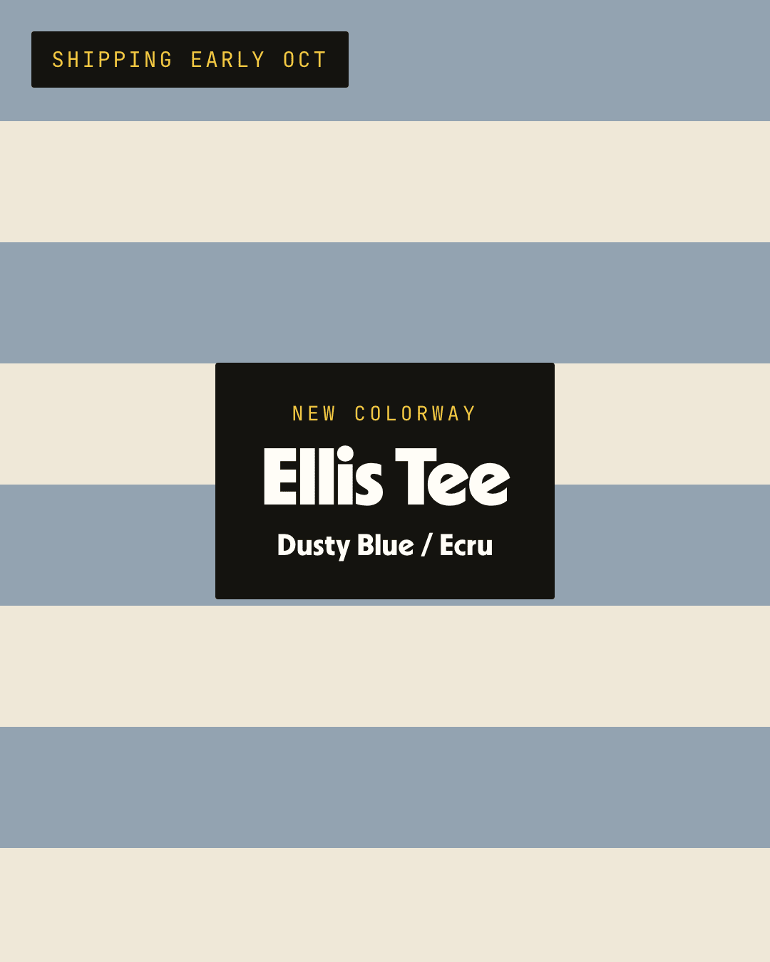 Ellis Tee/Dusty Blue - Atwill